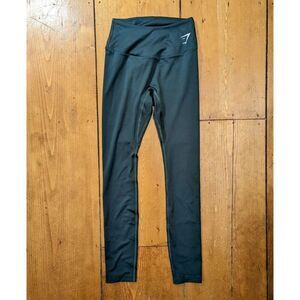 GYMSHARK Training Leggings High-Waisted Hunter Green Size S